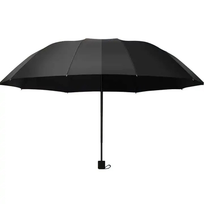 Custom Schwarzholz Aluminium Hand kommerzielle Klappschirm mit Minimalismus Stil