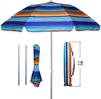 Stylische Sonnenschirme Patio Schirm mit Tassels und individuell gestaltetes Logo Drucken