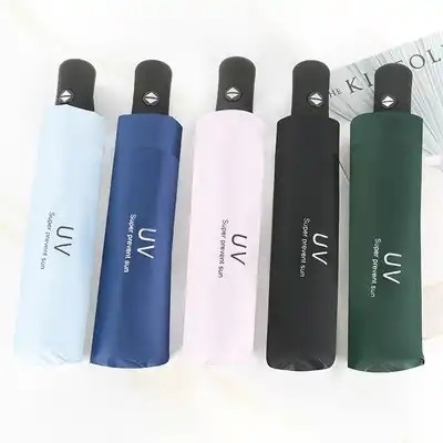 Custom Logo Printing Dreifachschirm mit Metallwellen Auto Logo Geschenk und Promotion