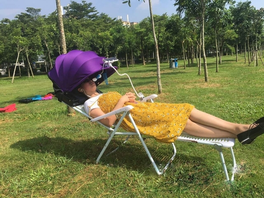 Strand Sonnenschutz Mini vollautomatische Sonnenschirmausstattung für Kopf Gesicht Kopfschutz Zelt