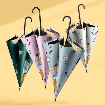 Personalisierter Gerader Regenschirm, Personalisierter Griff für einen persönlichen und stilvollen Look