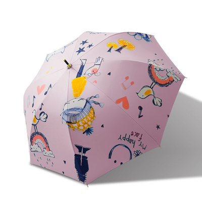 Personalisierter Gerader Regenschirm, Personalisierter Griff für einen persönlichen und stilvollen Look
