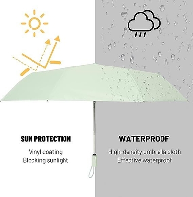 Großer automatischer Klappschirm Sonnenschutz und Regenschutz mit Doppelschichtdesign