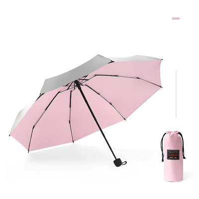 Regenschirmprodukt Fünffacher Kompakt mit manueller Kühlung und UV-Schutz