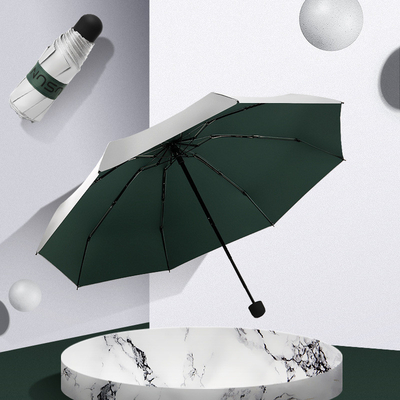 Regenschirmprodukt Fünffacher Kompakt mit manueller Kühlung und UV-Schutz