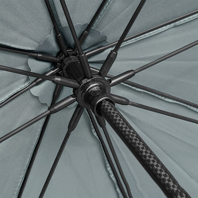 Kohlenstofffaser-Handschirm-Doppelzweck-Schirm für Werbung und Regen-Golf