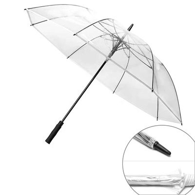 Extra-großer Winddichtes PVC Schirm Transparenter Golf Schirm mit persönlichem Logo