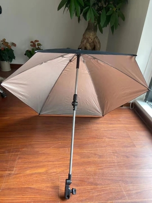 Outdoor-Camping-Strandschirm Verstellbarer Sportschirm mit Universal-Klemm Paraguas