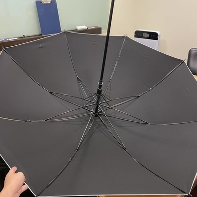 Custom-Logo-Druck Winddichte Regenschirme mit UV-Schutz und schillerndem Laserdesign