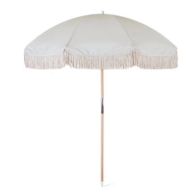 Outdoor Patio Beach Schirm mit Tassel Sonnenschirm und 29/32 Schacht Koreanischen Stil Groß