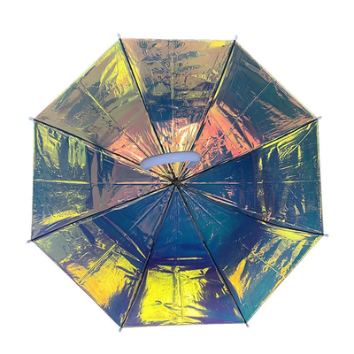 POE Holographische Magische Laser-Auto-Schirm amerikanischer Stil-Design mit schwarzem Metallrahmen
