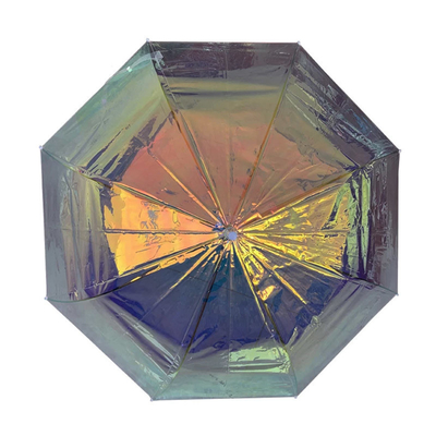 POE Holographische Magische Laser-Auto-Schirm amerikanischer Stil-Design mit schwarzem Metallrahmen
