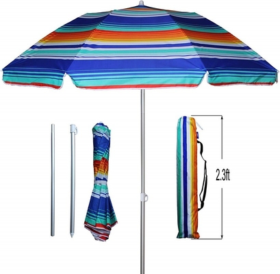Custom Logo Druck Regenschirm Faktor Mode Patio Regenschirm mit Tassels und Sonnenschirm