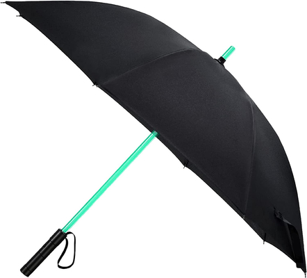 Skandinavische Lichter Katana Regenschirm LED Lichter Samurai Schwert Design 190T Nylon Stoff