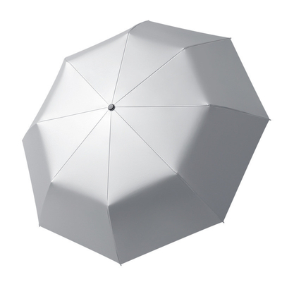 8k Gradual Farbe Dreifach Titanium Silber Gummi Sonnencreme Schirm für Frauen Bedürfnisse