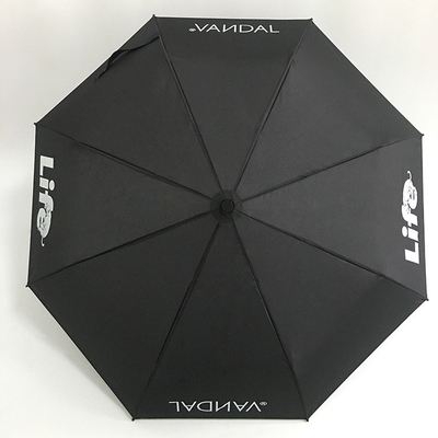 98cm All in 1 Custom Logo Klappschirm für Werbung und offener Durchmesser 98cm