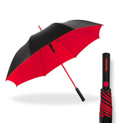 Logo gedruckt Auto Open Golf Schirm mit Pongee Panel Material und All in 1 Funktion