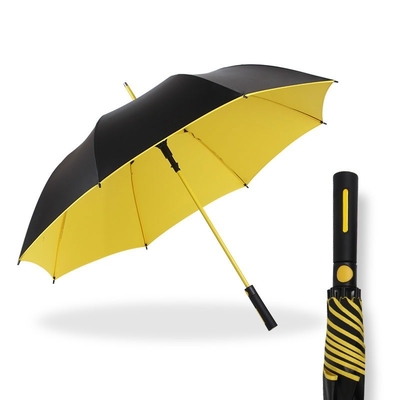 Logo gedruckt Auto Open Golf Schirm mit Pongee Panel Material und All in 1 Funktion