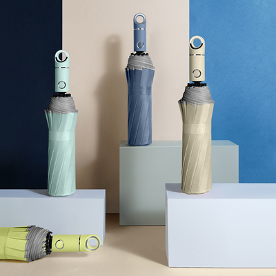Stilvolle Pongee-Panel-Material Sonnencreme und UV-Schutz-Schirm für Frauen unterwegs
