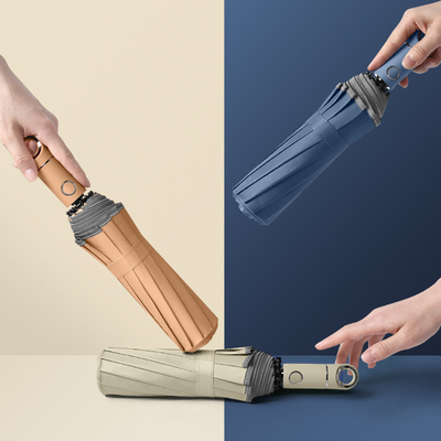 Stilvolle Pongee-Panel-Material Sonnencreme und UV-Schutz-Schirm für Frauen unterwegs