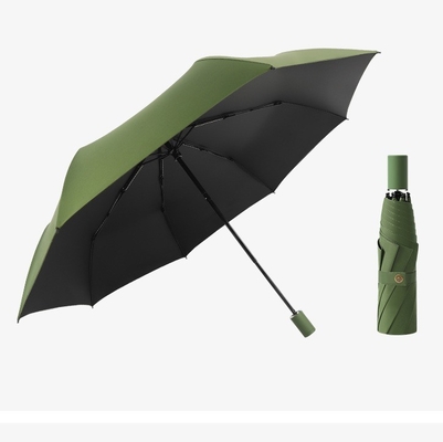 97 cm offener Durchmesser Vinylbeschichtung Schirm mit 8 Glasfaser Rippen und UV-Schutz