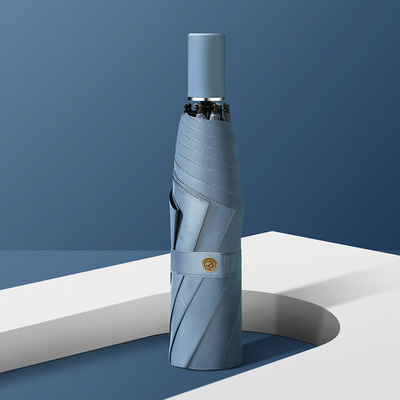 97 cm offener Durchmesser Vinylbeschichtung Schirm mit 8 Glasfaser Rippen und UV-Schutz
