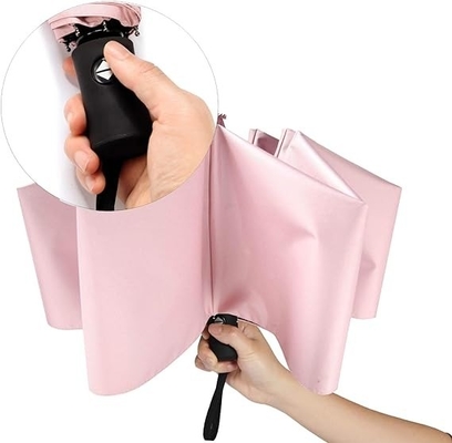 Modern Design Style Promos Logo 3 Falte Automatische Regenschirm mit 8 Glasfaser Rippen