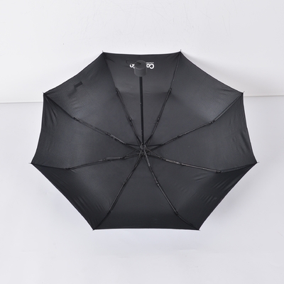 Custom Logo Dreifachschirm Polyester Regen und Sonne Faltschirm für Reisebedarf