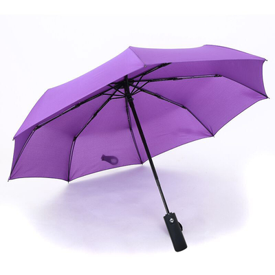 210T Polyester-Dreifachschirm mit ABS-Kunststoffgriff und wasserdichtem Stoff