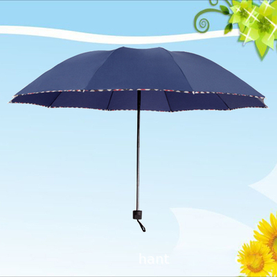Minimalismus-Stil-Promotionen Regenschirm mit individueller Farbe und digitalem Drucklogo