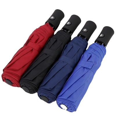 UV-Schutz 3-fach automatischer offener Regenschirm in individueller Farbe für jedes Wetter