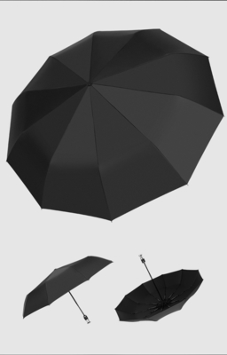 Custom Logo Starker Rahmen Automatische Klappschirme zum Regen- und Sonnenschutz
