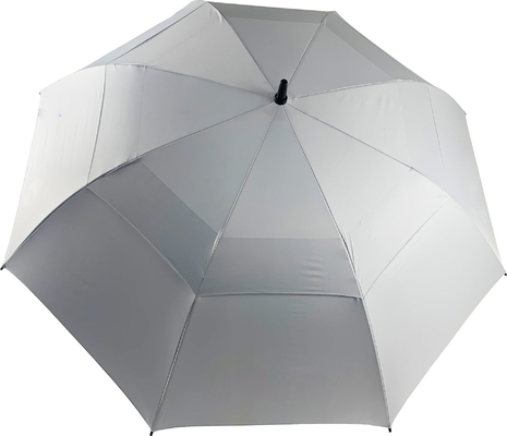 Extra großer, 30 Zoll großer, gerader Golfschirm mit winddichtem Design und 210 Tonnen Pongee Stoff.