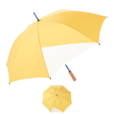 Dual-Use Winddichtes Regenschirm mit Metallwelle und Customized Logo gedruckt Korkengriff