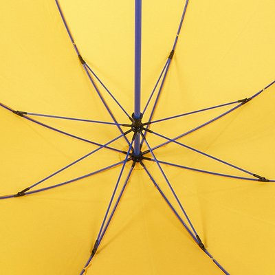 Dual-Use Winddichtes Regenschirm mit Metallwelle und Customized Logo gedruckt Korkengriff