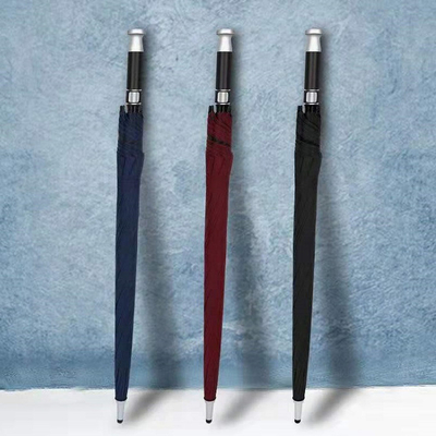 Werbeparapluch mit 120 cm offenem Durchmesser mit personalisiertem Logo und winddichtem Design