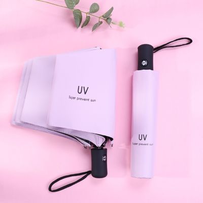 Persönliche Druckwerbung Paraguas Paradols Geschenk Reisen Doppelgebrauch 3 Klappschirm