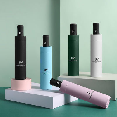 Persönliche Druckwerbung Paraguas Paradols Geschenk Reisen Doppelgebrauch 3 Klappschirm