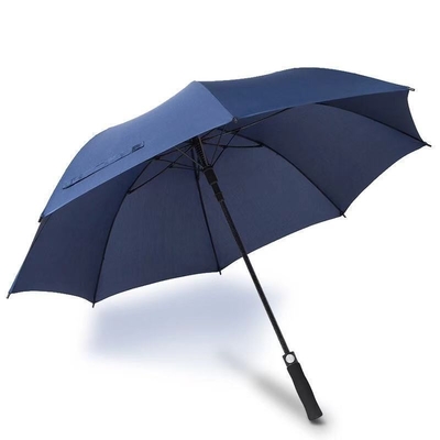 Marktpopulärer Windschutz-Golfschirm mit Vintage-Design und Auto-Open-Funktion