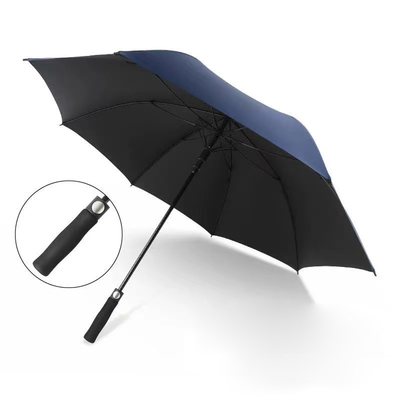Custom Logo gedruckt Großer Winddichtes Outdoor-Geschäftsschirm für die Bequemlichkeit der Reise