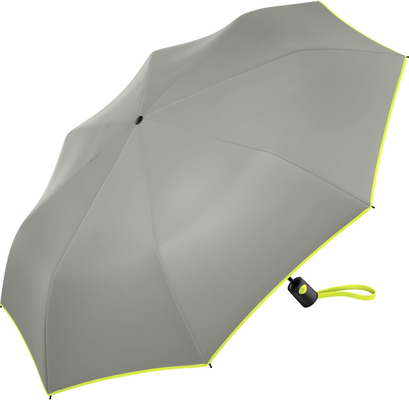 Benutzerdefiniertes Logo Druck passende Farbe Regenschirm Mode Stil Schwarze Beschichtung Panel Material