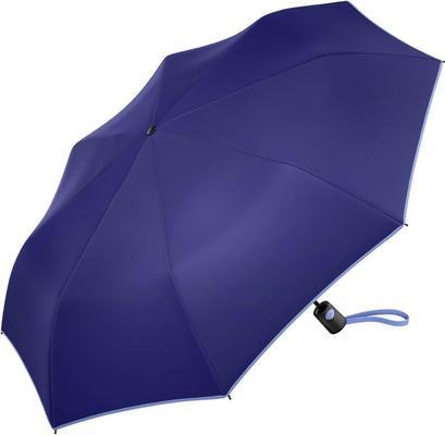 Agile Lieferkette Erwachsene Glasfaserrahmen Farbenfroher automatischer Regenschirm mit Logo