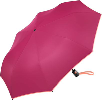 Agile Lieferkette Erwachsene Glasfaserrahmen Farbenfroher automatischer Regenschirm mit Logo