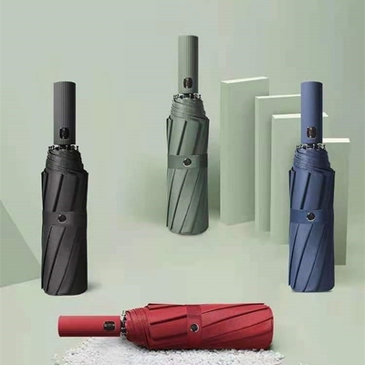 Personalisiertes Logo Druck Automatischer Regenschirm All in 1 Winddichtes Regenschirm
