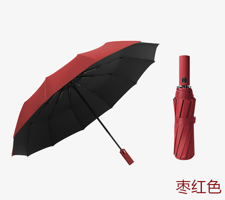 Personalisiertes Logo Druck Automatischer Regenschirm All in 1 Winddichtes Regenschirm