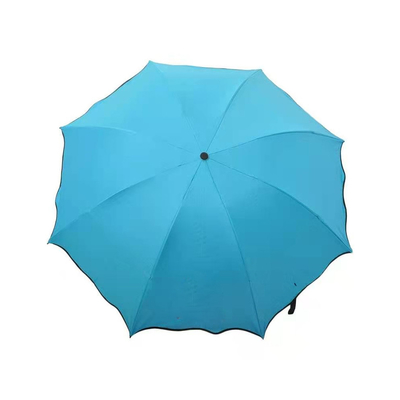 Agile Lieferkette Winddicht UV-Block 3fach Kompaktes Regenschirm Custom Logo gedruckt