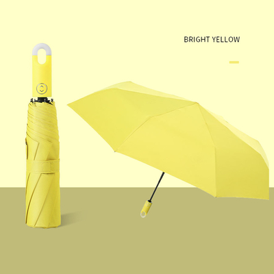 Best Design Schloss Greifer Regenschirm für Reisen Customized Logo Druck automatisch 3 Falte