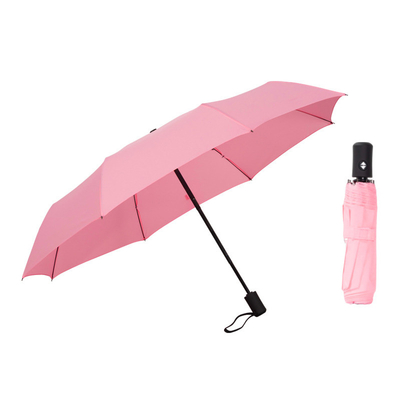Dreifach Schirm 3 Falte Polyester Pongee Reise Windschirm für Geschenke
