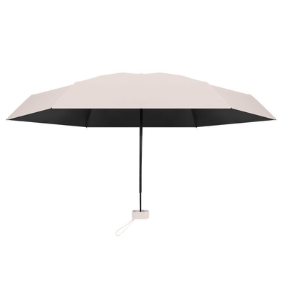 Damen-Doppelzweck-Fünffach-Mini-Sonnenschutzschirm mit UV-Schutz und Custom-Logo