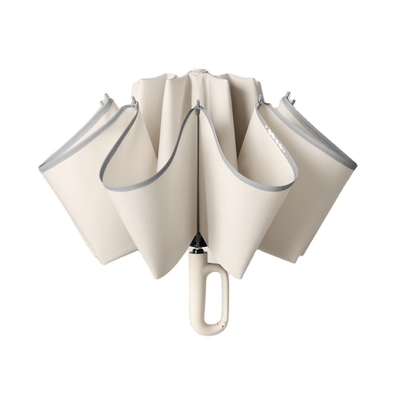 Minimalismus-Stil Gummi-Griff UV-Sonnencreme und Regenschirm für Outdoor-Aktivitäten